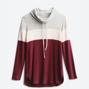 Super soft cowl neck long sleeve top